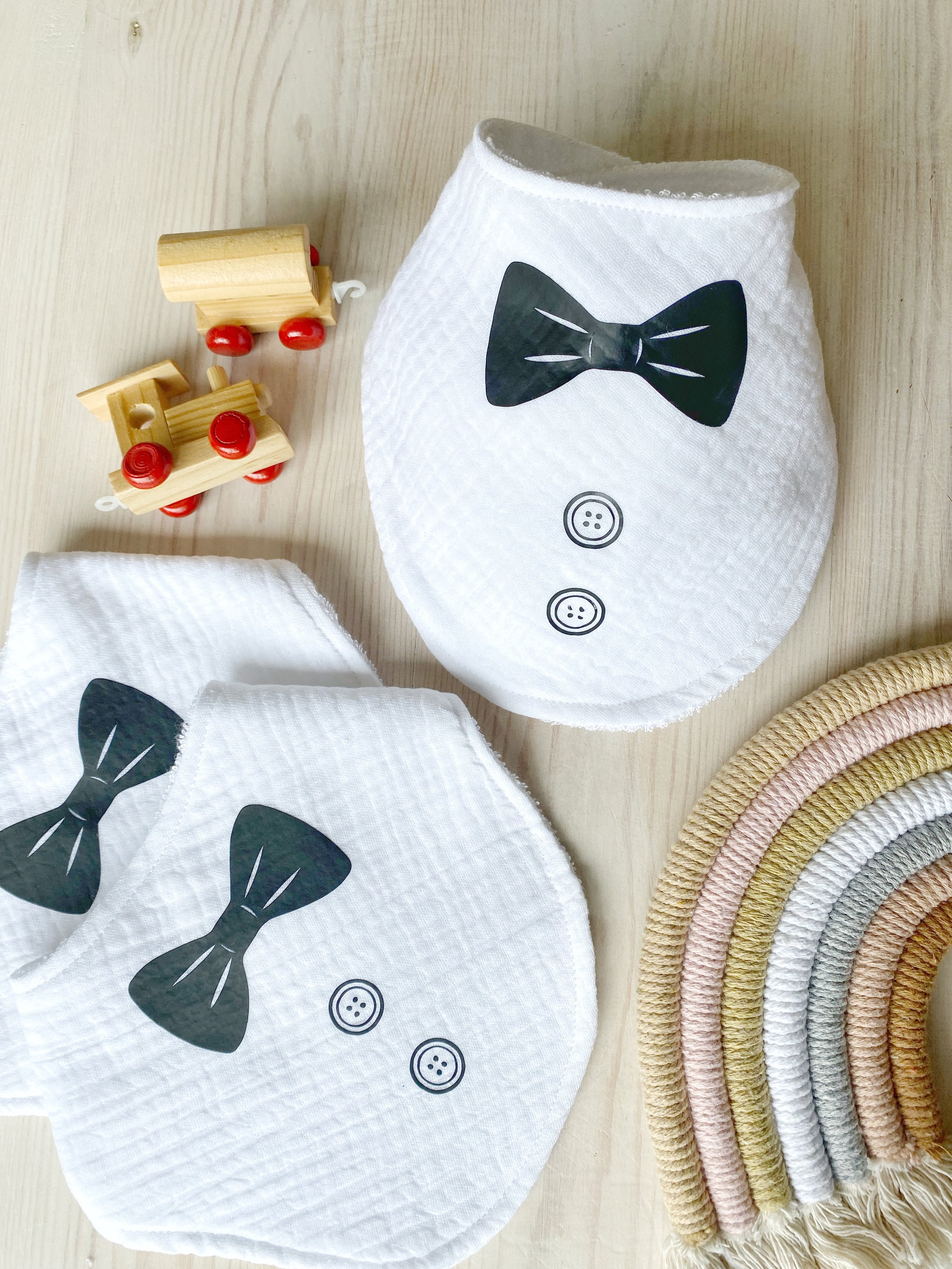 Baby Bow Tie Dribble Bib